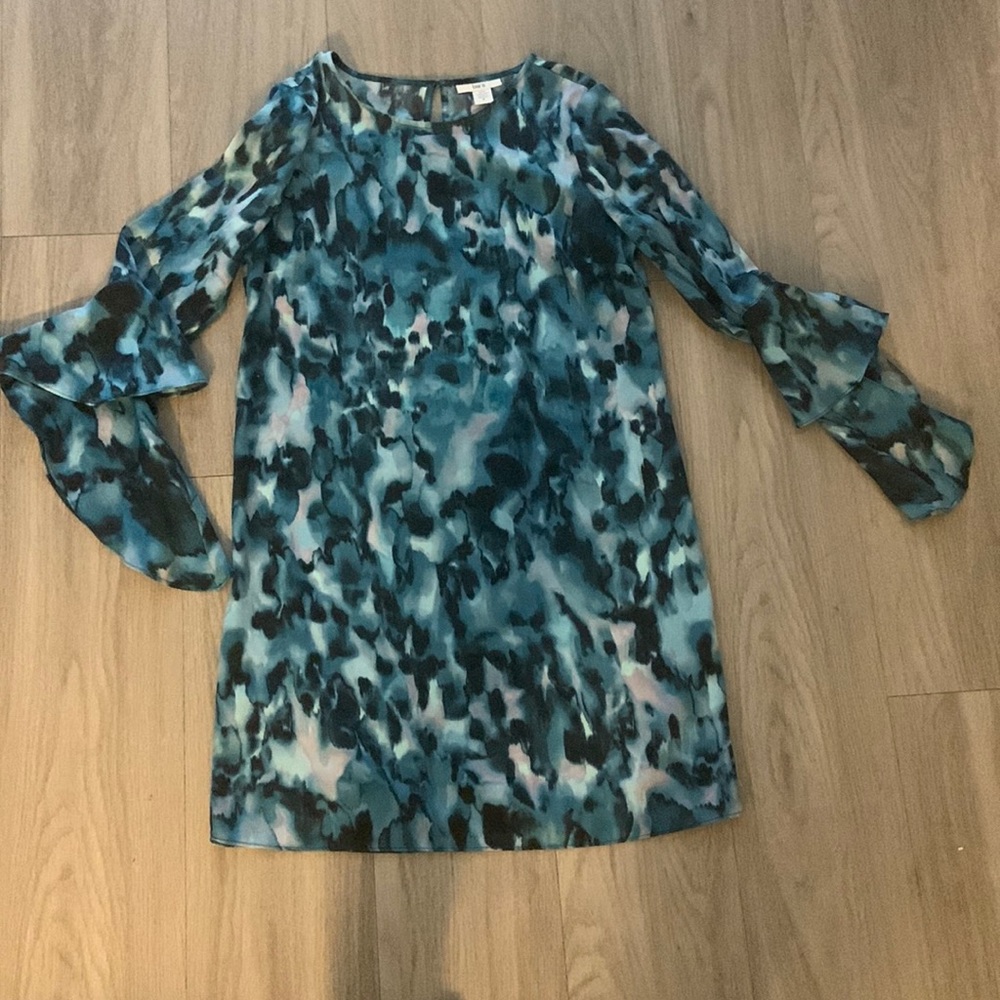 Blue dress, size small.